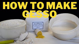 How to make gesso [upl. by Hnahc]