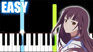 Uchiage Hanabi  SLOW EASY Piano Tutorial [upl. by Maximo]