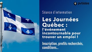 Informations sur les Journées Québec  Juin 2021 [upl. by Houser374]