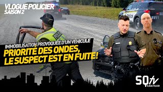 Immobiliser un véhicule en fuite  SQtv Vlogue policier S2 Ép14 [upl. by Maiga]