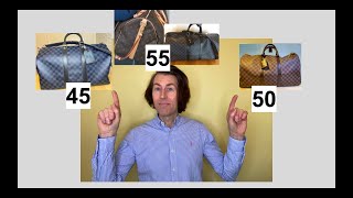 Which LOUIS VUITTON KEEPALL size 10 years experience  Watch before you buy [upl. by Gatias]