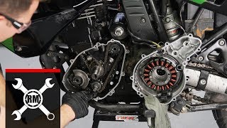 How To Install the Kawasaki KLR650 Doohickey amp Torsion Spring Upgrade [upl. by Ultann874]