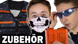 Nerf Zubehör für 18 Euro getestet  Magicbiber [upl. by Enaffit]