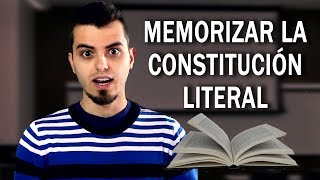 Cómo memorizar la constitución española de forma fácil para tu OPOSICION [upl. by Lorna]