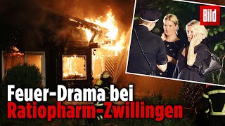 Hamburger Villa in Flammen RatiopharmZwillinge verlieren LuxusHeim [upl. by Howlond]