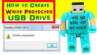 How to Create Write Protected Pen Drive [upl. by Edi]