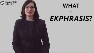 quotWhat is Ekphrasisquot A Literary Guide for English Students and Teachers [upl. by Atilrep]