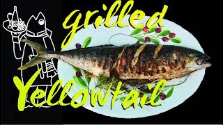 Catch And Cook Yellowtail Recipe 😊 Whole Grilled Fish Starring a 7lb Yellowtail [upl. by Alathia]