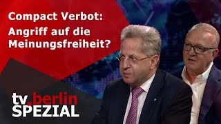 tvberlin Spezial  Compact Verbot Angriff auf die Meinungsfreiheit [upl. by Yrnehnhoj]