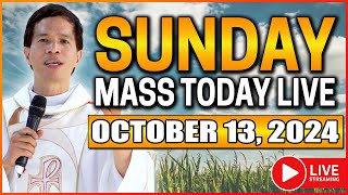 SUNDAY FILIPINO ONLINE LIVE MASS TODAY  OCTOBER 13 2024  FR FIDEL ROURA [upl. by Tuorah]