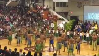 Farrington High SCHOOL Micronesia MayDay 2015 Boys Stick Dance [upl. by Lein347]