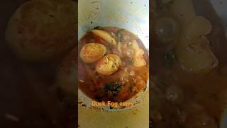 Duck Egg curry 🔥 food villagecooking cooking villagelife blog recipe egg eggrecipe [upl. by Nilloc535]