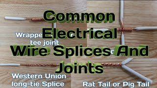 Common Electrical Wire Splices and JointsVideo TutorialTagalog [upl. by Eseekram326]