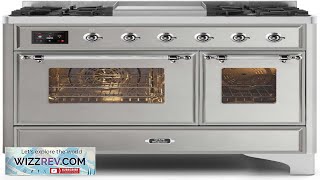 Majestic II Series 40quot Dual Fuel Liquid Range w 6 Burners ChromeStainless Review [upl. by Ylrae]