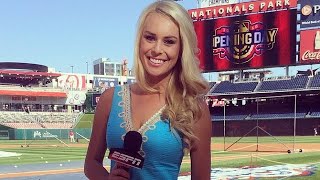 MLB Female Reporters Being Cute [upl. by Willabella]