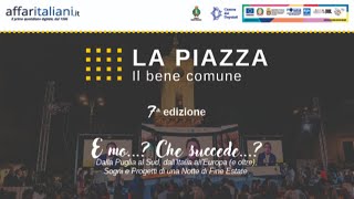 La Piazza Il bene comune  Terza Serata del 31 Agosto 2024 [upl. by Lindsley887]