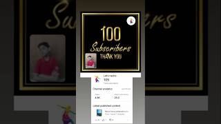 100 subscriber complete  YouTube subscription 100 complete ✅youtube subscribemychannel [upl. by Yoshiko]