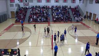 Bedford High School vs Merrimack High School Womens Varsity Volleyball [upl. by Kihtrak]