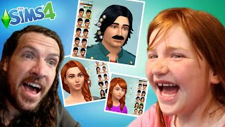 ADLEY makes OUR FAMiLY in Sims 4 Realistic looking Dad Mom Niko and Navey play house in game [upl. by Yeleen]