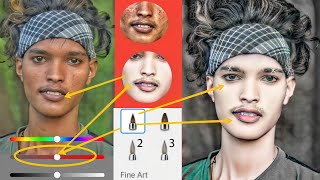 Face white kaise kare new concept Face smooth full Tutorial New video 2021RdxEditor [upl. by Bergess]