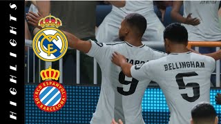 Real Madrid vs Espanyol Highlights Goals [upl. by Au]