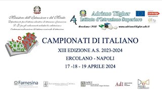 Olimpiadi di Italiano 2024  Premiazione Nazionale XIII Edizione [upl. by Eecats979]