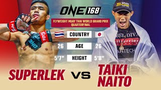 Crazy Striking Showcase ⚔️ Superlek vs Taiki Naito  Full Fight [upl. by Ailey196]