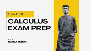 STA 1205  Calculus Exam Prep  Day 1 [upl. by Ahseenal]