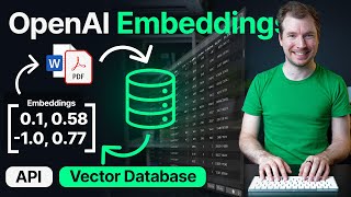 OpenAI Embeddings and Vector Databases Crash Course [upl. by Loise]