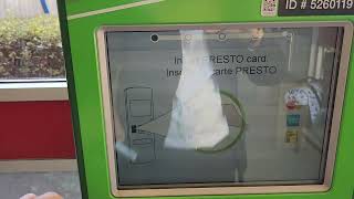 Toronto weather and price update and How to refill recharge Presto card in machine [upl. by Waddington]