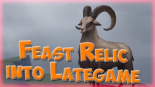 Feast Relic into Lategame  Goat clan in 3v3  Northgard [upl. by Joung276]