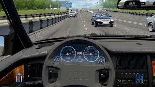 City Car Driving  Audi 200 Quattro 20V  CRAZY Driving [upl. by Reffotsirhc580]