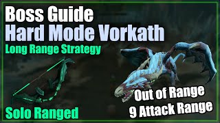 Hard Mode Vorkath Guide  Solo Ranged  Long Range Strategy  Combat Update  Runescape [upl. by Llertrac75]