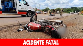 MOTOCICLISTA MORRE EM ACIDENTE NA BR369 EM JANDAIA DO SUL [upl. by Leffen]