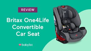 Britax One4Life Convertible Car Seat Review  Babylist [upl. by Wrdna]