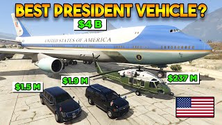 GTA 5  COMPARING EVERY US PRESIDENT VEHICLE  WHICH IS BEST [upl. by Rotceh]