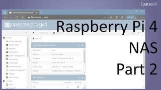 Raspberry Pi 4 NAS Part 2 [upl. by Esaertal]