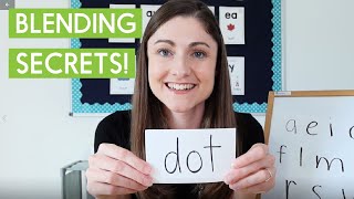 5 Secrets for Teaching Beginning Readers to Blend Sounds [upl. by Lough]