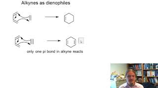 DielsAlder reaction alkynes as dienophiles [upl. by Aikit]