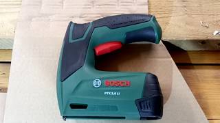 Stapler Bosch PTK 36 LIREVIEWTEST [upl. by Micaela]