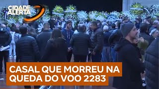 Cidade Alerta acompanha velório de exgoleiro de futsal e fisioterapeuta mortos na queda do avião [upl. by Ahsinned]