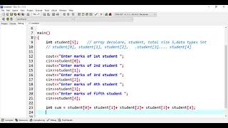 Arrays in C Array Declaration  Array Initialization  Arrays Program Example [upl. by Nelia866]