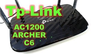 TpLink AC1200 Wireless MUMIMO Gigabit Router Archer C6 Unboxing [upl. by Berns925]