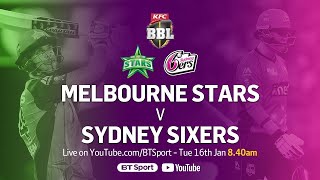 Melbourne stars vs Sydney Sixers strikers Match cricket24 bigbashleague [upl. by Refinnaej]