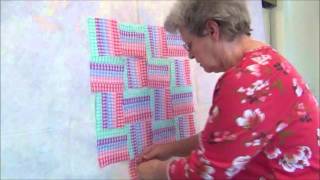 How To Miniature Rail Fence Quilt Pattern [upl. by Adnolohs]