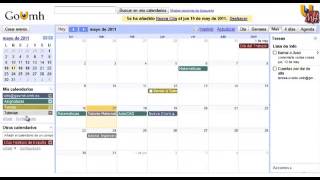 Aplicaciones GoUmh Introducción Calendar [upl. by Napas]