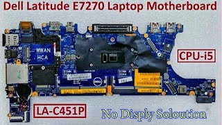 Dell Latitude E7270 Power On But No Display Solution power light on but no display  easy fix [upl. by Whatley]