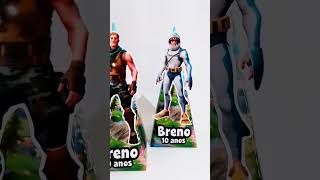 Lembrancinhas personalizadas Festa Gamer Fortnite [upl. by Guinn710]