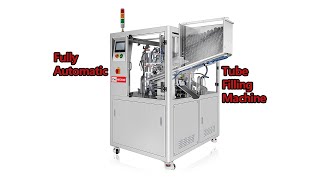 HX009 Fully Automatic Tube Filling and Sealing Machine for Translucent Tube [upl. by Skeie]