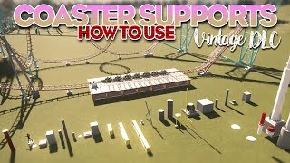 🐪 CUSTOM Coaster Supports  Planet Coaster Vintage Pack  ft Deladysigner [upl. by Maise672]